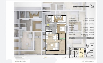 2 rooms, Apartment, 33m², 1 Floor