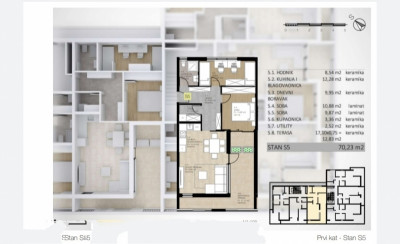 2-Zi., Wohnung, 33m², 1 Etage