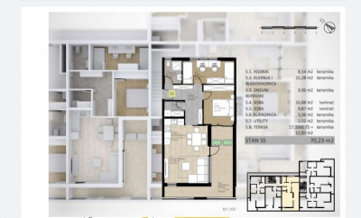 2 rooms, Apartment, 33m², 1 Floor