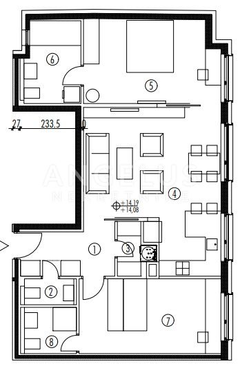 3 rooms, Apartment, 81m², 4 Floor