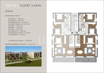 4 rooms, Apartment, 112m²
