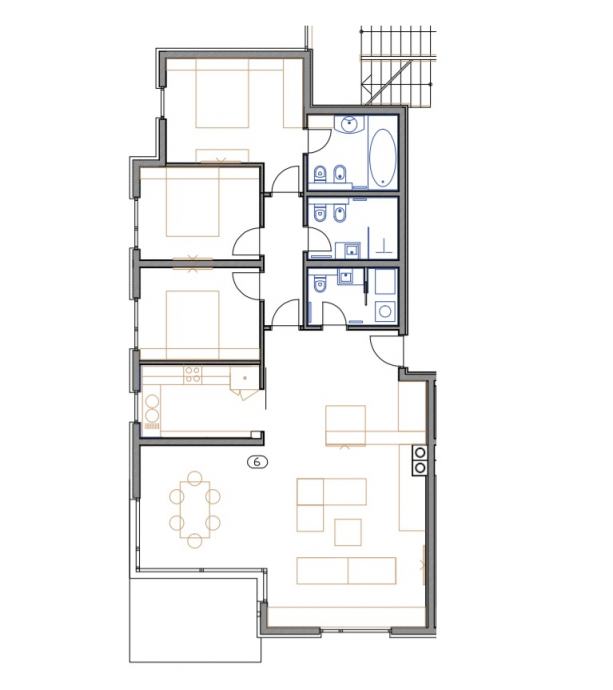 4 rooms, Apartment, 158m², 2 Floor