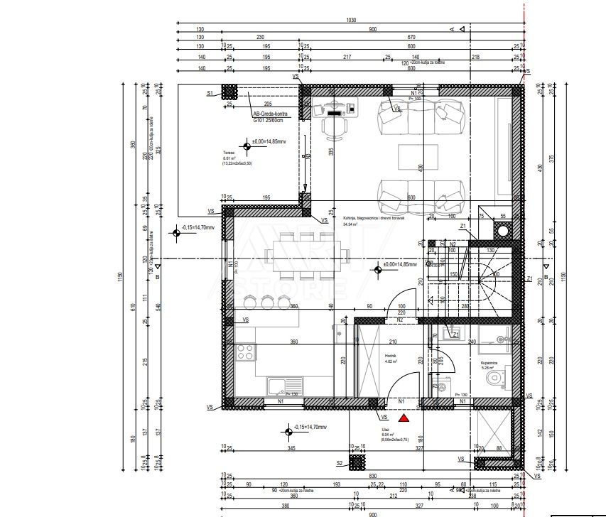 House, 180m², Plot 350m²