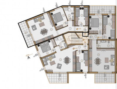 3 rooms, Apartment, 63m², 2 Floor