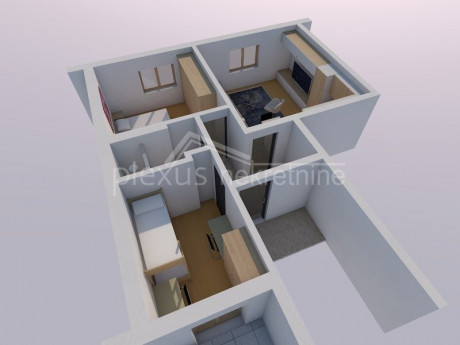 2-locale, Appartamento, 50m², 2 Piano