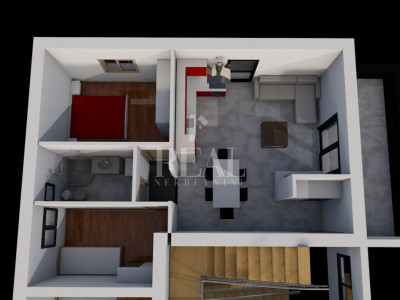 3 rooms, Apartment, 50m², 1 Floor