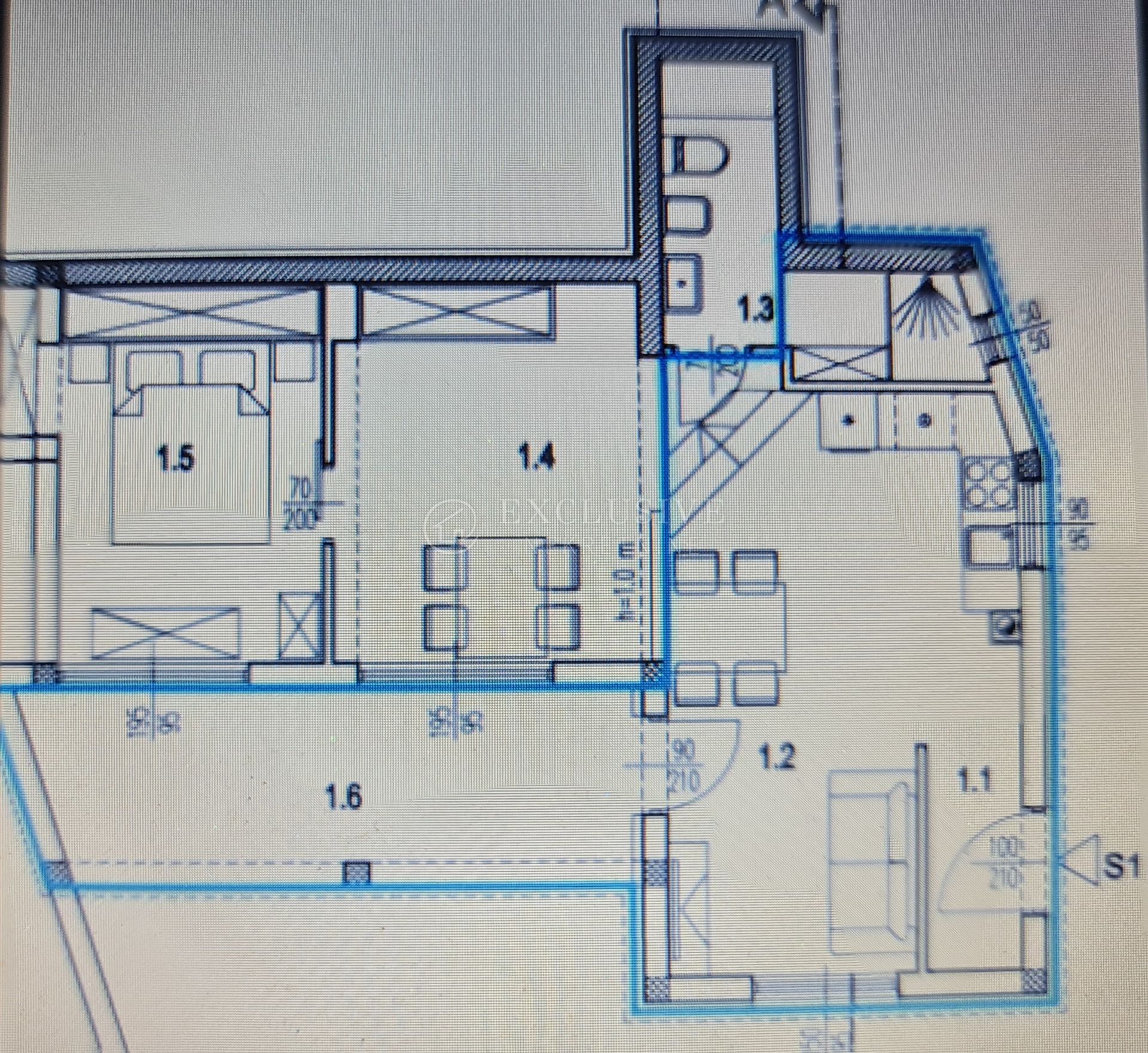 3 rooms, Apartment, 63m²