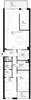 4-locale, Appartamento, 125m², 1 Piano