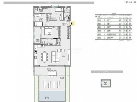 4 rooms, Apartment, 144m²