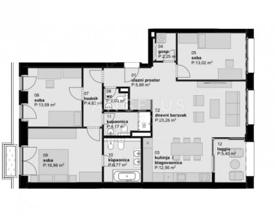 4 rooms, Apartment, 110m², 2 Floor