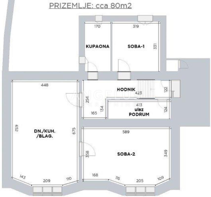 House, 445m², Plot 0m²