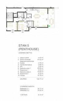 4 rooms, Apartment, 200m², 2 Floor