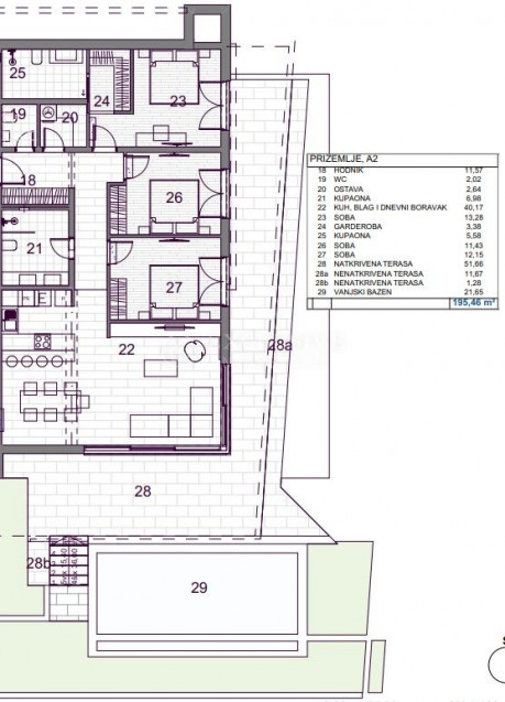 4 rooms, Apartment, 195m², 1 Floor