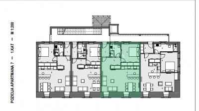 2-Zi., Wohnung, 68m², 1 Etage