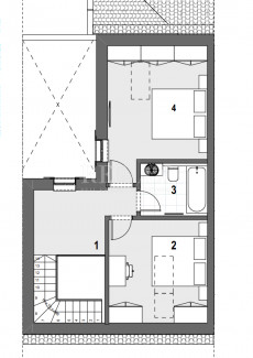 3-locale, Appartamento, 100m², 2 Piano
