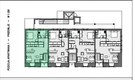 2 rooms, Apartment, 58m², 1 Floor