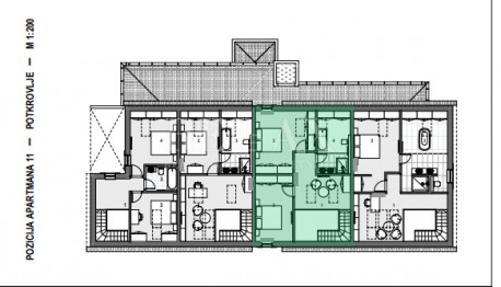 4-locale, Appartamento, 130m², 2 Piano
