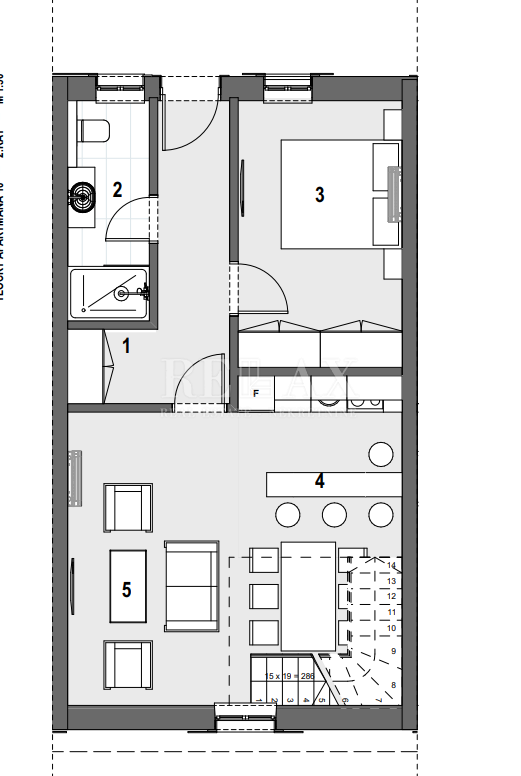 3 rooms, Apartment, 104m², 2 Floor