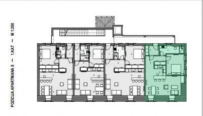 2 rooms, Apartment, 67m², 1 Floor