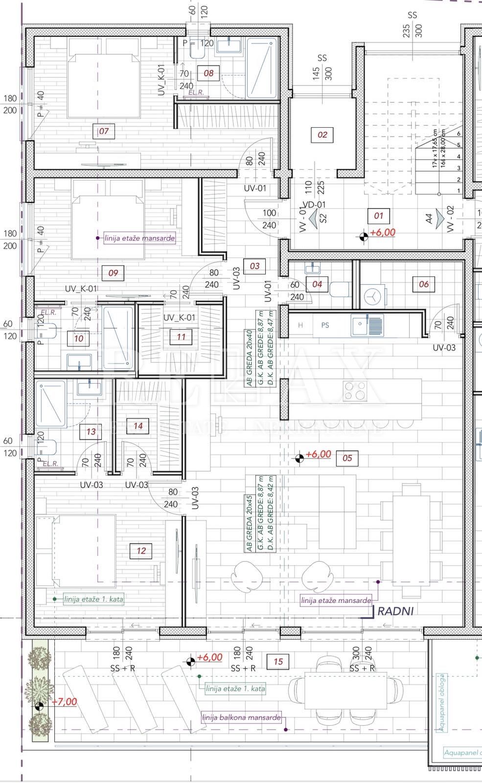 4 rooms, Apartment, 142m², 2 Floor