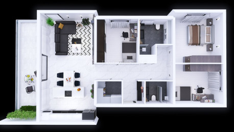 4-locale, Appartamento, 126m², 1 Piano