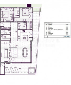 4-locale, Appartamento, 139m², 2 Piano