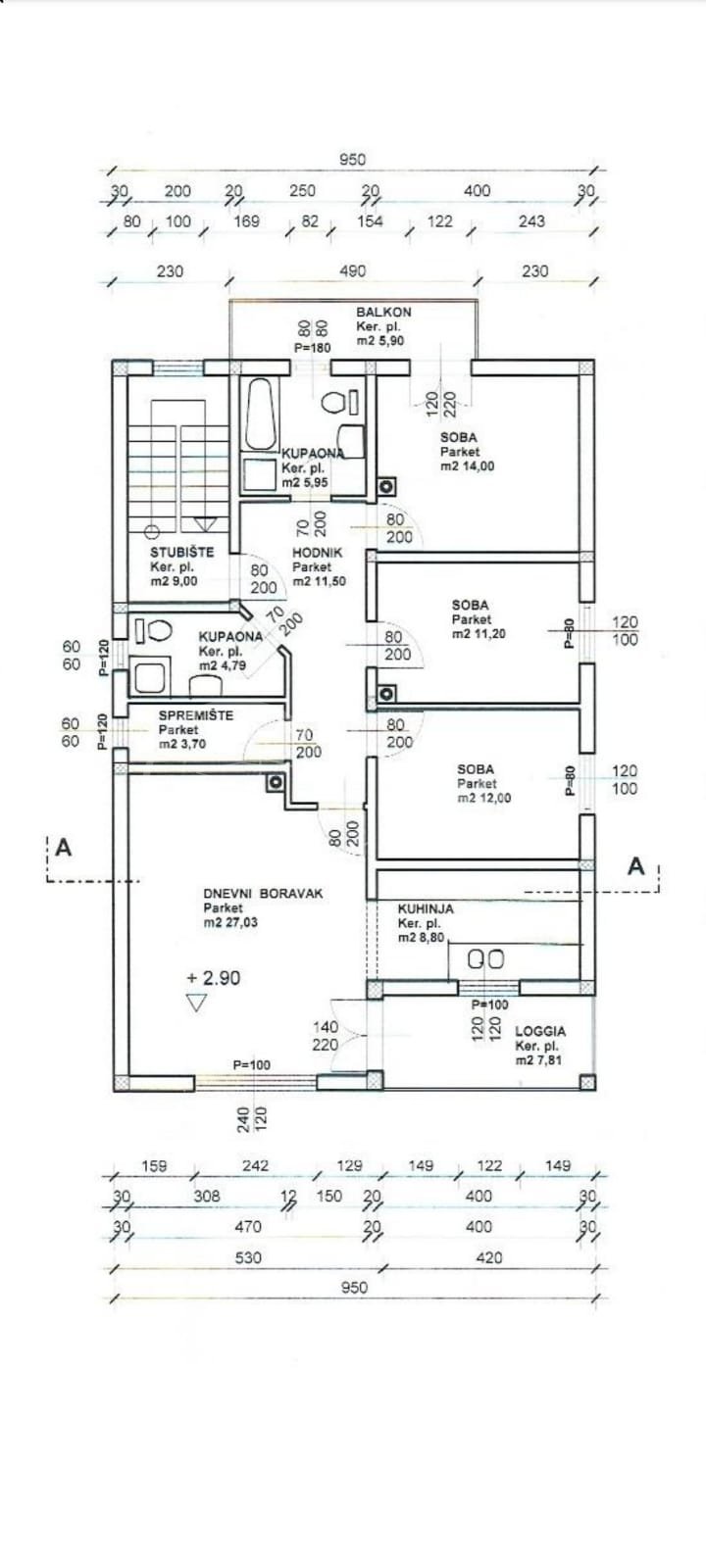 4 rooms, Apartment, 145m², 1 Floor