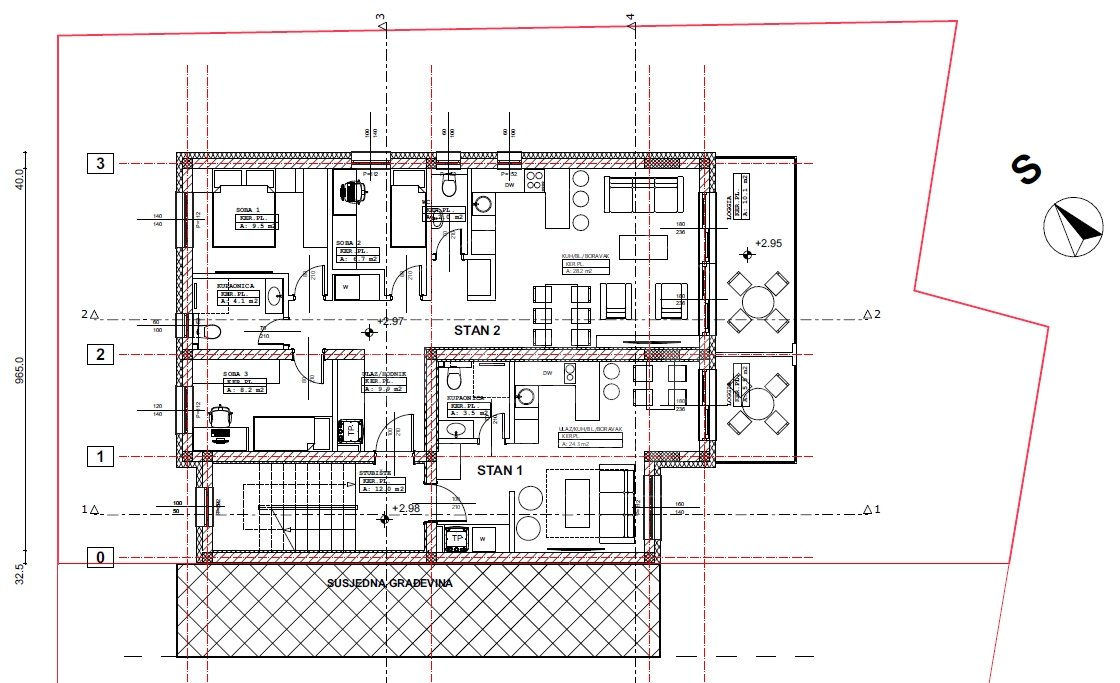 5 rooms, Apartment, 124m², 2 Floor