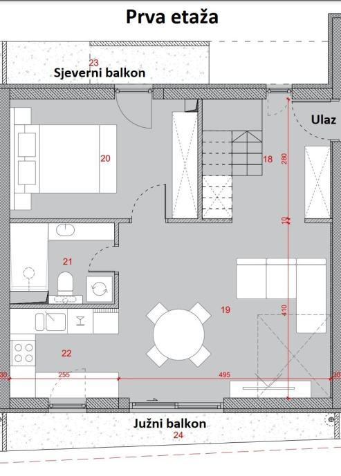 3 rooms, Apartment, 96m²