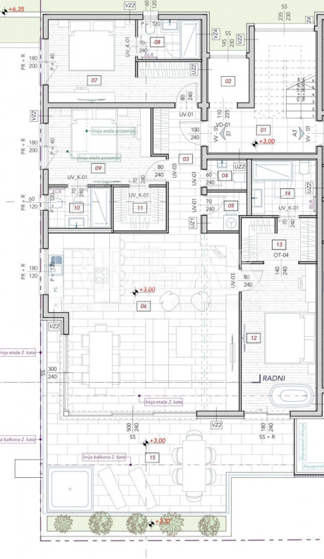 4 rooms, Apartment, 211m², 1 Floor