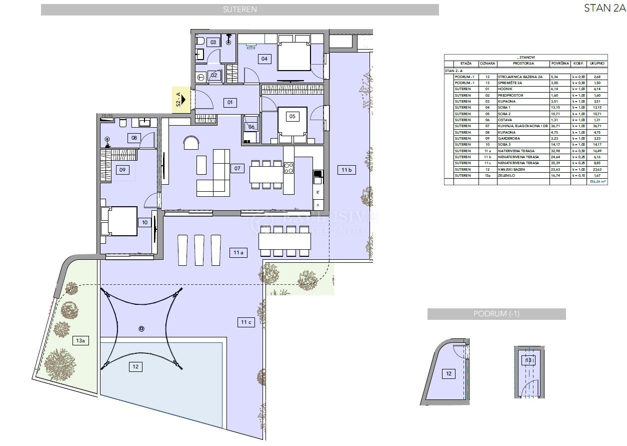 4 rooms, Apartment, 156m², 2 Floor