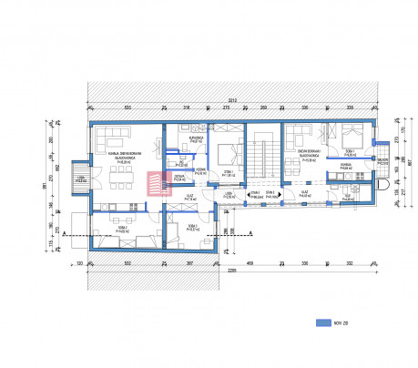 3-Zi., Wohnung, 129m², 1 Etage