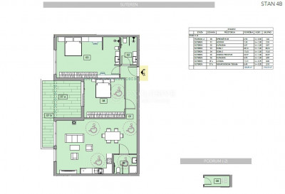4 rooms, Apartment, 118m², 4 Floor