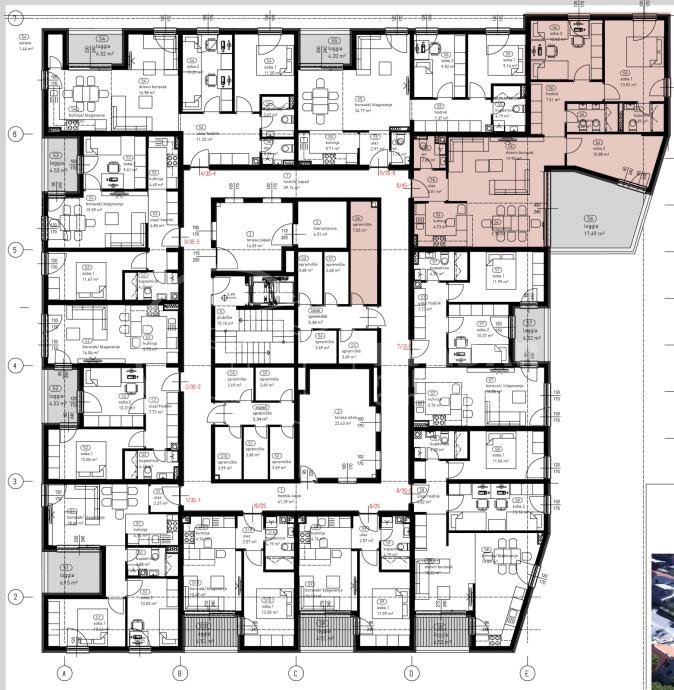 4-Zi., Wohnung, 123m², 4 Etage