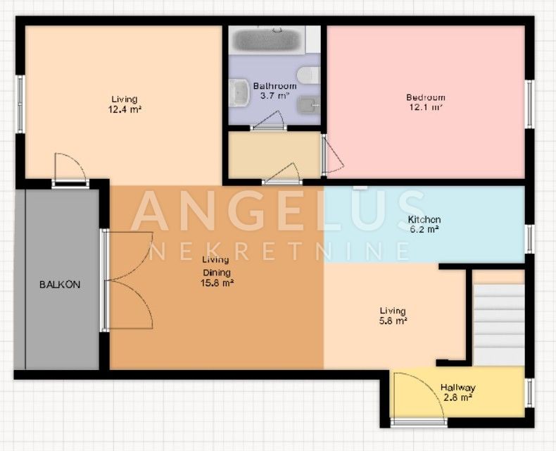 4-locale, Appartamento, 120m², 4 Piano