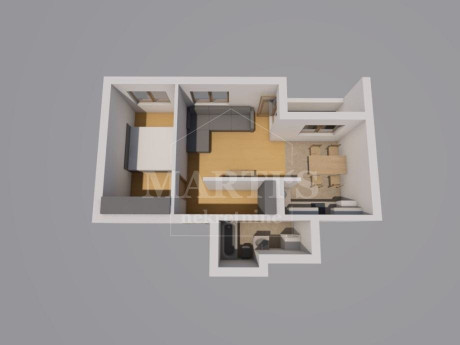 2 rooms, Apartment, 52m², 2 Floor