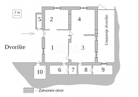 4-locale, Appartamento, 122m², 1 Piano