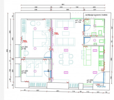 3 rooms, Apartment, 68m², 2 Floor