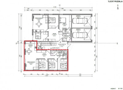 4 rooms, Apartment, 83m², 1 Floor