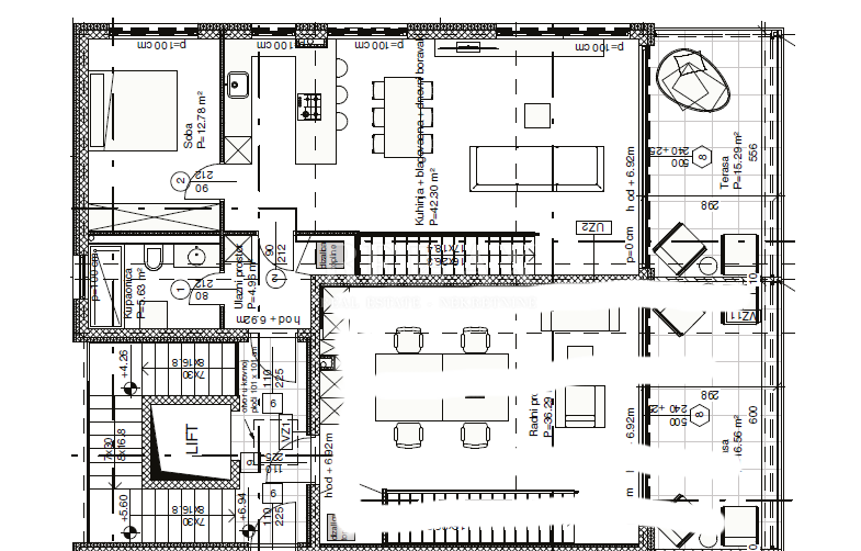 4 rooms, Apartment, 150m², 1 Floor