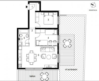 3 rooms, Apartment, 77m²