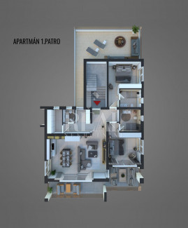 4 rooms, Apartment, 107m²