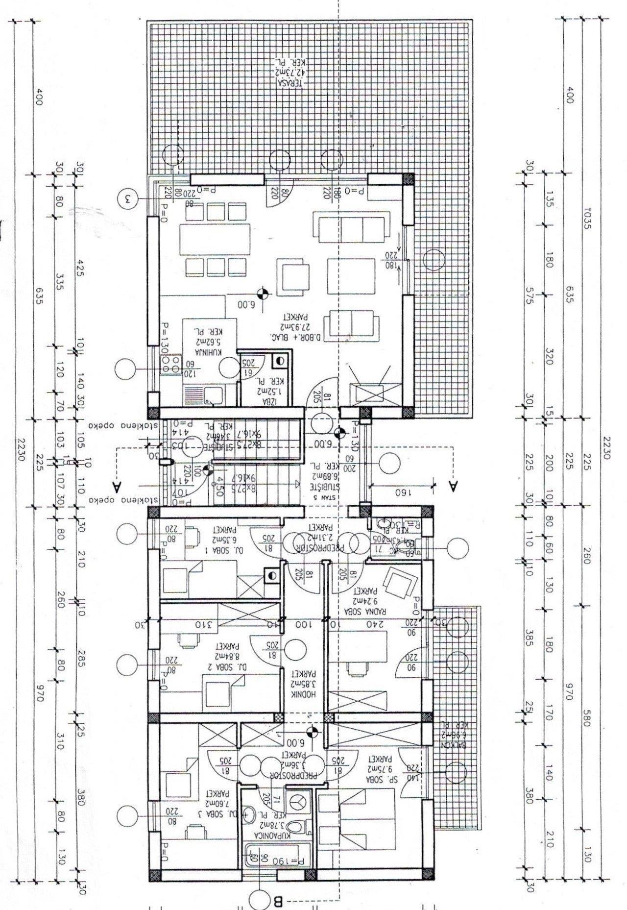 6 rooms, Apartment, 126m², 2 Floor