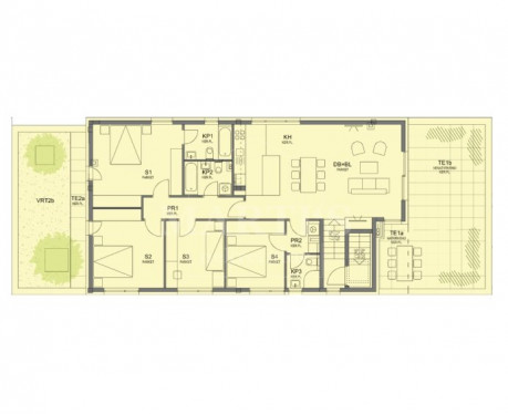 5-locale, Appartamento, 144m², 2 Piano