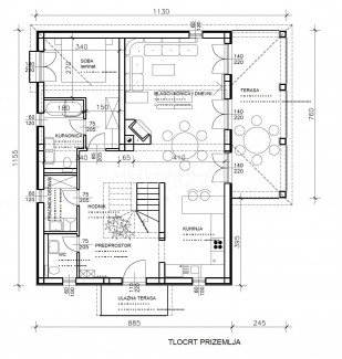 House, 125m², Plot 550m²