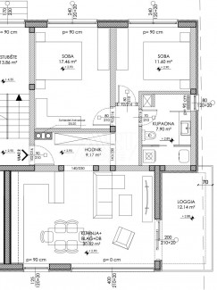 3 rooms, Apartment, 124m², 1 Floor
