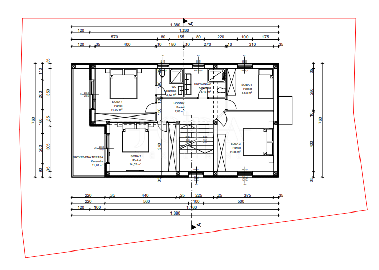 House, 155m², Plot 325m²