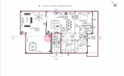3 rooms, Apartment, 179m², 2 Floor
