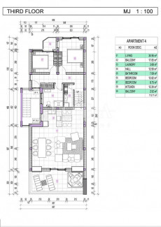3 rooms, Apartment, 115m², 3 Floor