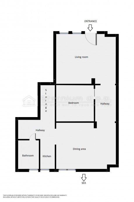 2 rooms, Apartment, 63m², 1 Floor